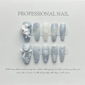 51-60 Fashionable Press-on Nails in...